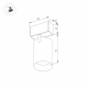 Трековый светодиодный светильник для магнитного шинопровода Arlight Mag-Spot-45-R85-7W Day4000 026965
