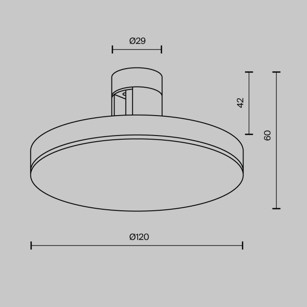 Трековый светодиодный светильник Maytoni Flarity Plato TR152-1-7W4K-B Трековый светодиодный светильник Maytoni Flarity Plato TR152-1-7W4K-B