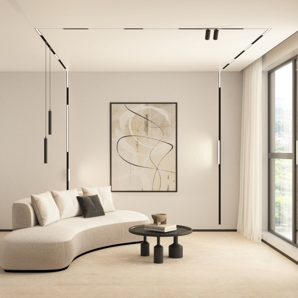 Трековый светодиодный светильник Denkirs Smart Linear DK8026-BK