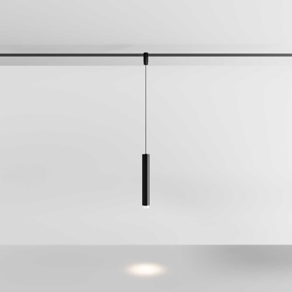 Трековый подвесной светильник Maytoni Technical Skim TR210-1-5W3K-M-B Трековый подвесной светильник Maytoni Technical Skim TR210-1-5W3K-M-B