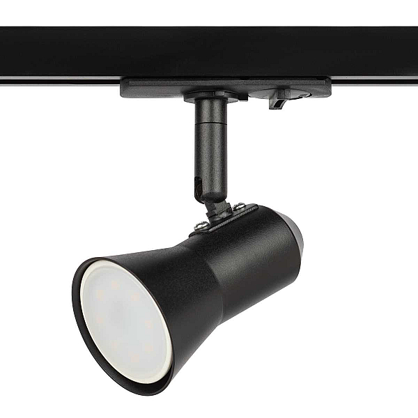 Трековый светильник однофазный ЭРА Taper TR37-GU10 BK Б0053304