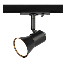 Трековый светильник однофазный ЭРА Taper TR37-GU10 BK Б0053304