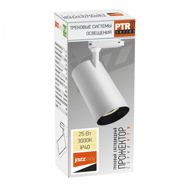 Трековый светодиодный светильник Jazzway PTR 0725 5018587 Трековый светодиодный светильник Jazzway PTR 0725 5018587