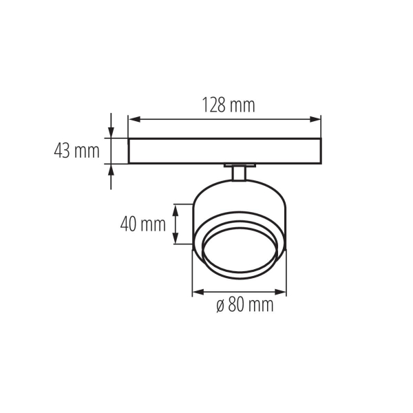 Трековый светодиодный светильник Kanlux BTLW 18W-940-B 35665 Трековый светодиодный светильник Kanlux BTLW 18W-940-B 35665