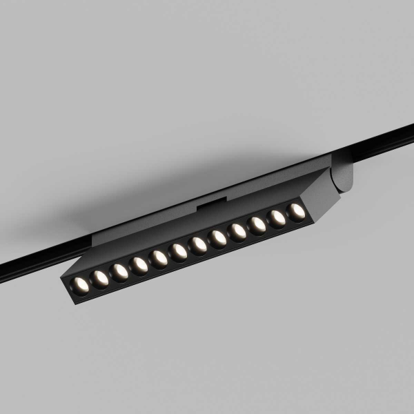 Трековый линейный светильник направленного света Hesby Lighting ElDeko 12Вт-4000К, чёрный HSBL_0084 Трековый линейный светильник направленного света Hesby Lighting ElDeko 12Вт-4000К, чёрный HSBL_0084