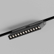 Трековый линейный светильник направленного света Hesby Lighting ElDeko 12Вт-4000К, чёрный HSBL_0084