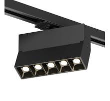Трековый светодиодный светильник Denkirs Edder DK6436-BK