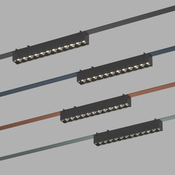 Трековый светильник Denkirs BELTY GRILL DK5570-BK