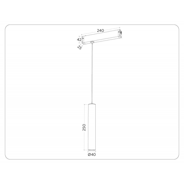 Трековый светодиодный светильник Ambrella Light Track System Magnetic 220V GL1431 Трековый светодиодный светильник Ambrella Light Track System Magnetic 220V GL1431