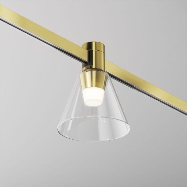 Трековый светодиодный светильник Maytoni Flarity Bianca TR147-1-3W4K-BS Трековый светодиодный светильник Maytoni Flarity Bianca TR147-1-3W4K-BS