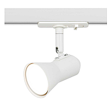 Трековый светильник однофазный ЭРА Taper TR37-GU10 WH Б0053303