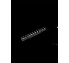 Трековый линейный светильник направленного света Hesby Lighting ElDeko 220мм-3000К, 12Вт, черный HSBL_0146