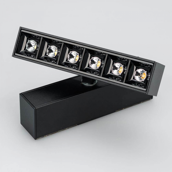 Трековый светодиодный светильник для магнитного шинопровода Arlight Mag-Laser-Fold-45-S160-6W Warm3000 026970 Трековый светодиодный светильник для магнитного шинопровода Arlight Mag-Laser-Fold-45-S160-6W Warm3000 026970