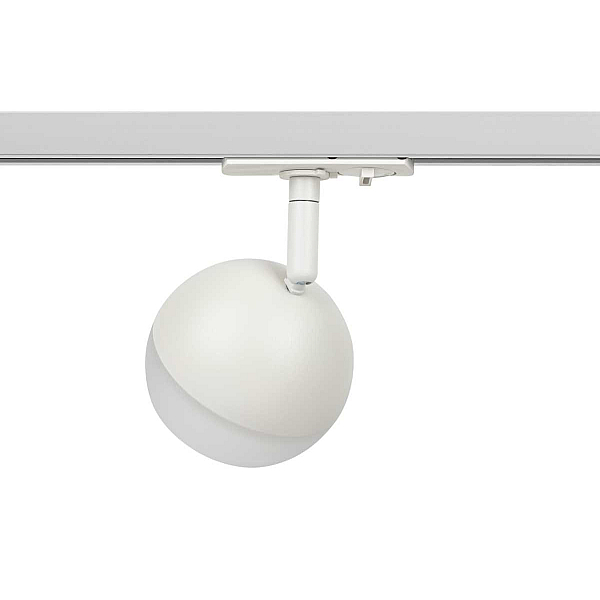 Трековый светильник однофазный ЭРА Round TR46-GX53 WH Б0054152
