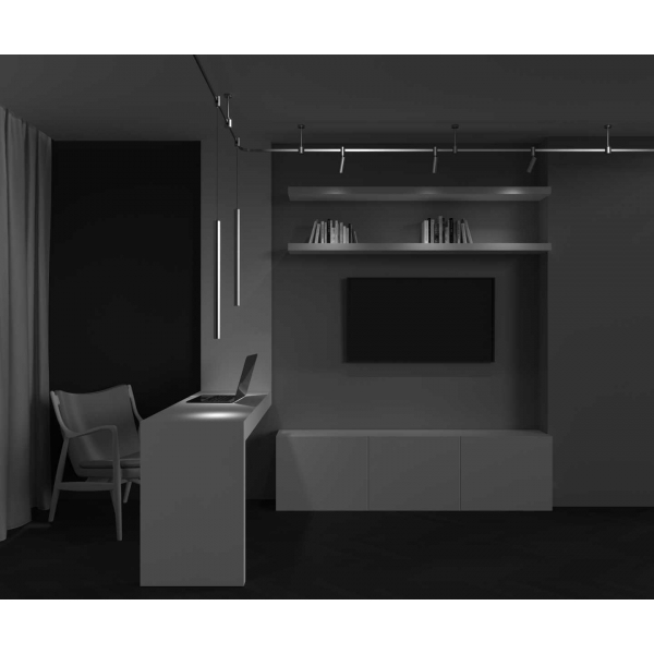 Трековый светильник Maytoni Technical TR156-1-5W3K-PT