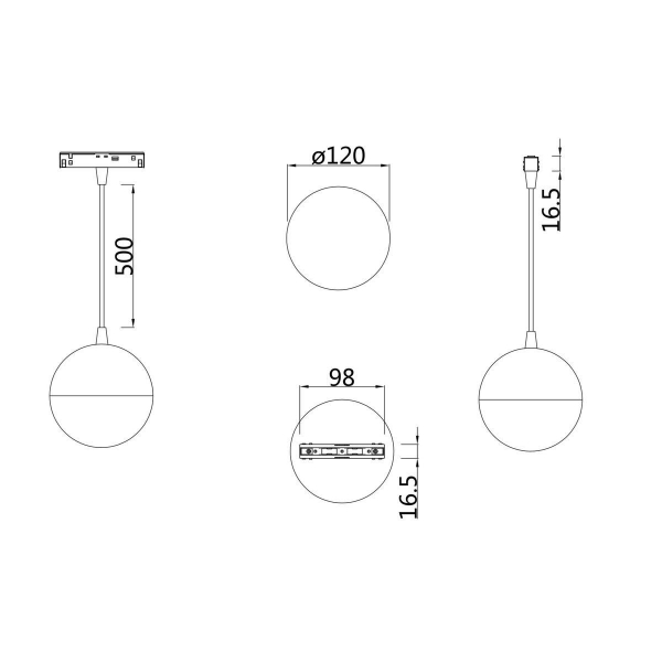 Трековый светодиодный светильник Maytoni Technical Kiat TR018-2-10W4K-B Трековый светодиодный светильник Maytoni Technical Kiat TR018-2-10W4K-B