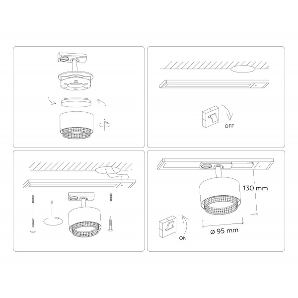 Трековый светильник Ambrella light Track System GL5381 Трековый светильник Ambrella light Track System GL5381