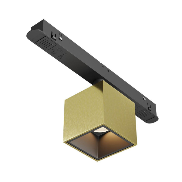 Трековый светодиодный светильник Maytoni Technical Magnetic Exility Alfa S TR133-2-7W3K-BS Трековый светодиодный светильник Maytoni Technical Magnetic Exility Alfa S TR133-2-7W3K-BS