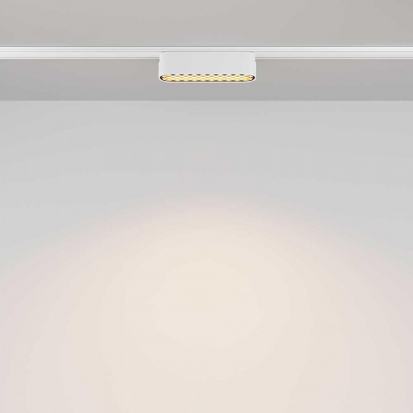 Трековый светодиодный светильник Maytoni Technical Radity Basis Grid TR084-1-6W3K-W Трековый светодиодный светильник Maytoni Technical Radity Basis Grid TR084-1-6W3K-W