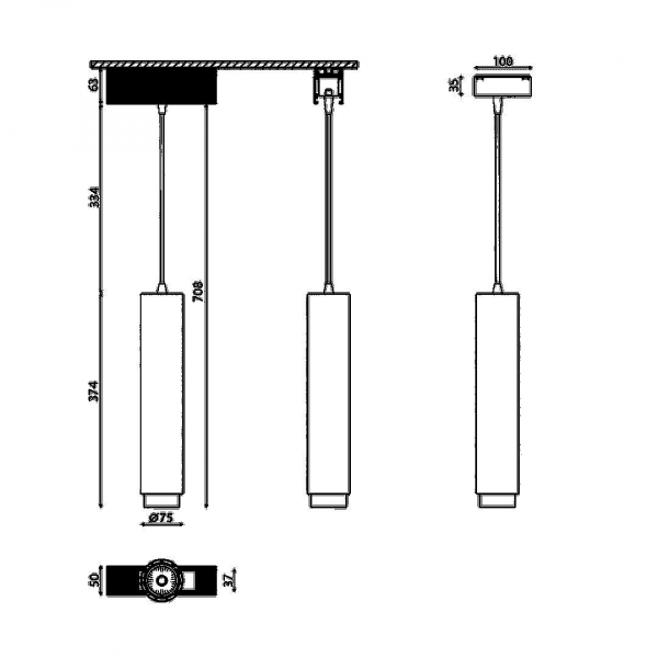 Трековый светодиодный светильник DesignLed SY-601242-BL-20-WW 005403 Трековый светодиодный светильник DesignLed SY-601242-BL-20-WW 005403