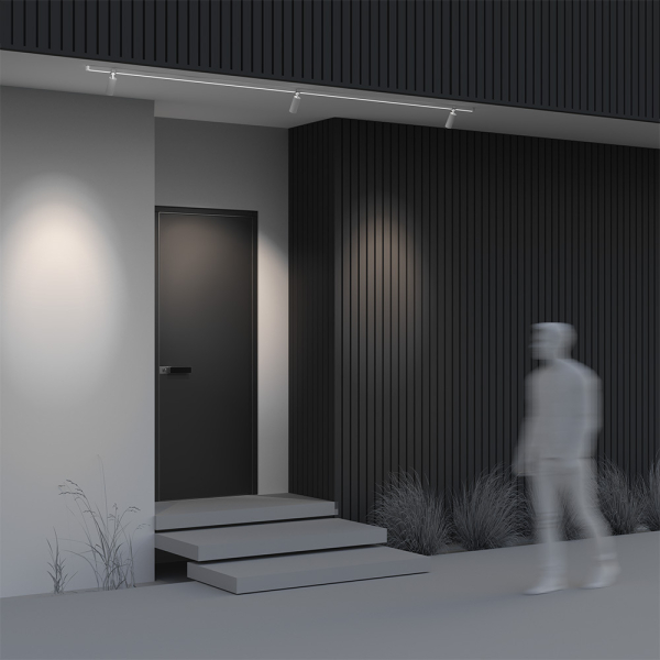 Уличный трековый светильник Maytoni Outdoor Elasity IP Focus Led O-TR01-1-S-16WW3K