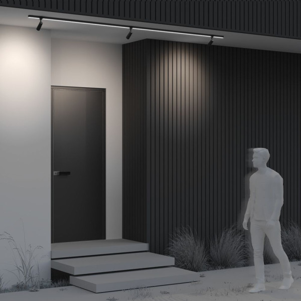 Уличный трековый светодиодный светильник Maytoni Elasity IP Focus O-TR01-1-S-8WB3K