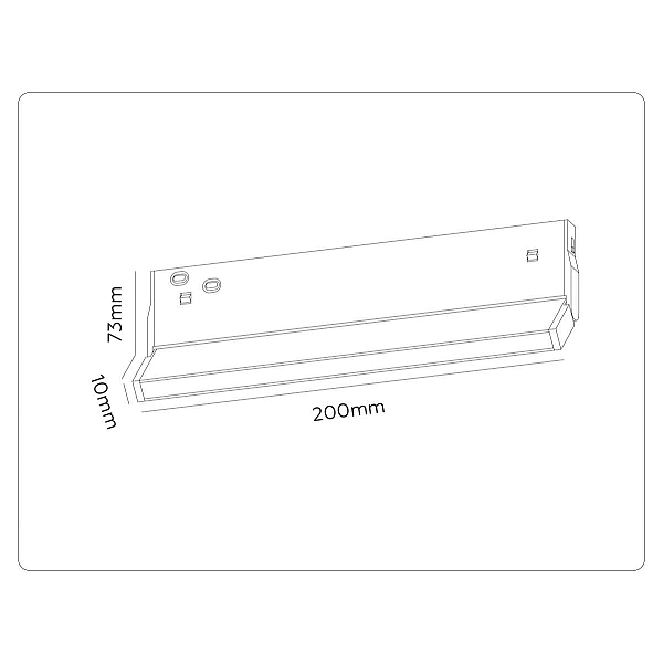 Трековый линейный светильник Ambrella Light TRACK SYSTEM GL2350