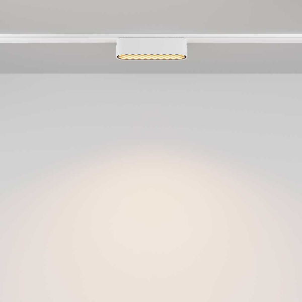 Трековый светодиодный светильник Maytoni Technical Radity Basis Grid TR084-1-6W3K-W