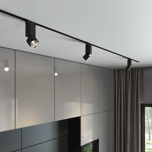 Трековый светодиодный светильник Elektrostandard Cubus 85516/01 черный матовый a062876