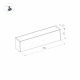 Трековый светодиодный светильник для магнитного шинопровода Arlight Mag-Flat-25-L200-6W Day4000 033238