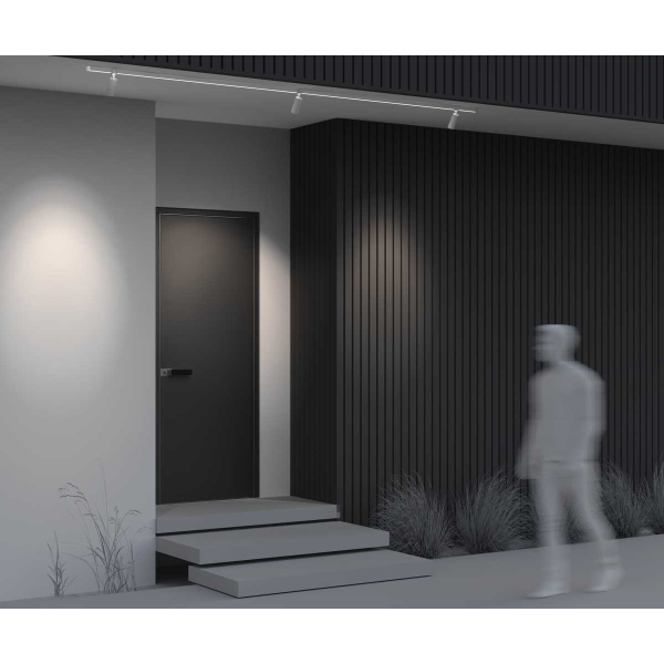 Уличный трековый светильник Maytoni Outdoor Elasity IP Focus Led O-TR01-1-S-16WW3K