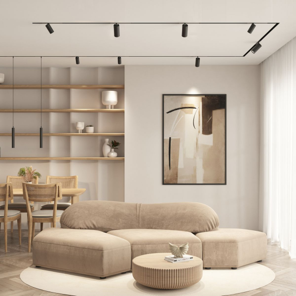 Трековый светодиодный светильник Denkirs Simple Spot DK8220-BK Трековый светодиодный светильник Denkirs Simple Spot DK8220-BK