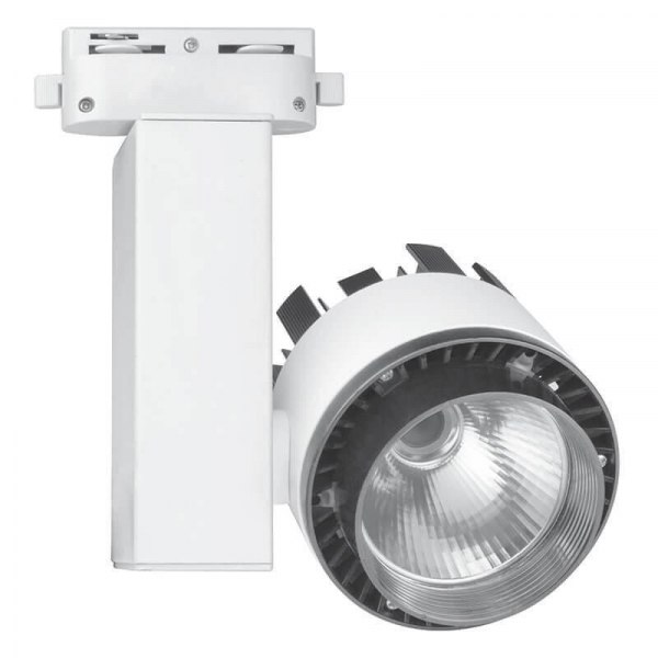 Трековый светодиодный светильник Volpe 4500K ULB-Q250 20W/NW/A White 10961 Трековый светодиодный светильник Volpe 4500K ULB-Q250 20W/NW/A White 10961