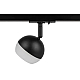 Трековый светильник однофазный ЭРА Round TR46-GX53 BK Б0054153