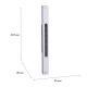 Магнитная трековая система Reluce 13004-9.3-001UR magnetic LED24W BK