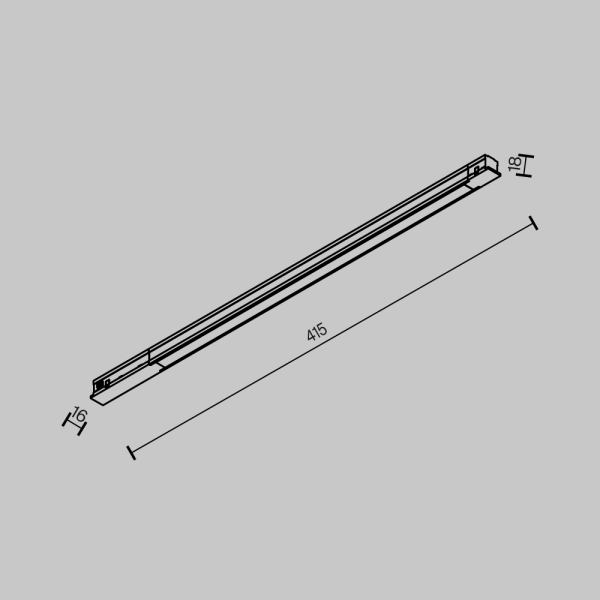 Трековый светильник Maytoni Technical TR231-2-10W3K-B