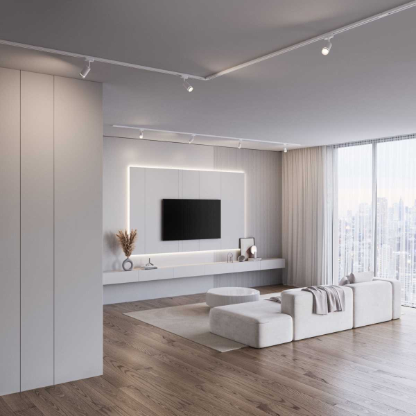 Трековый светодиодный светильник Elektrostandard Glory белый 7W 4200K LTB39 a044000