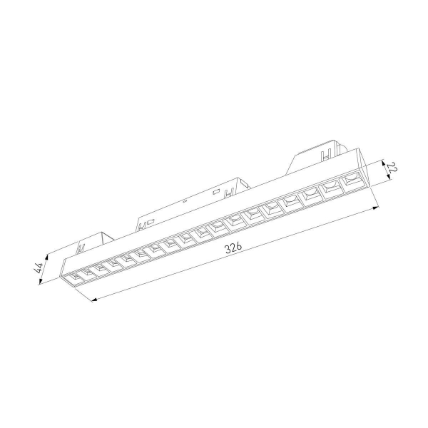 Трековый светодиодный светильник Elektrostandard Slim Magnetic 85006/01 a067377 Трековый светодиодный светильник Elektrostandard Slim Magnetic 85006/01 a067377