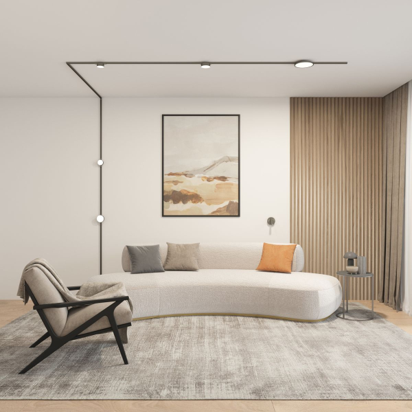 Трековый светодиодный светильник Denkirs Shine Flow DK5763-DN