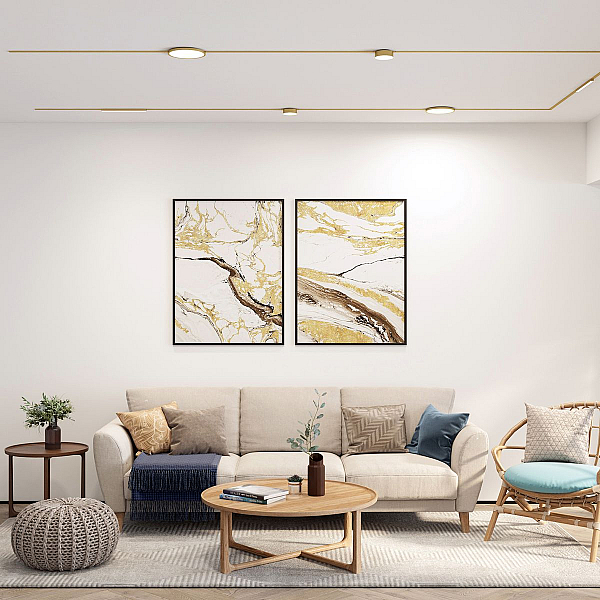 Трековый светодиодный светильник Denkirs Shine Linear DK5751-SB