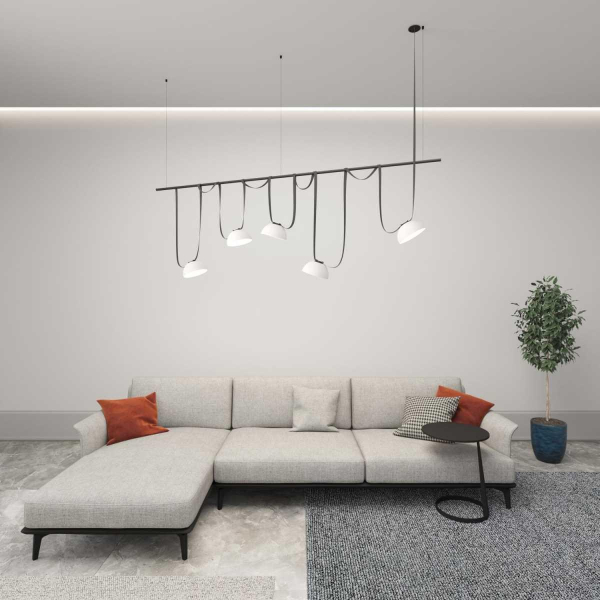 Трековый светильник Denkirs DK5561-WH+BK Трековый светильник Denkirs DK5561-WH+BK