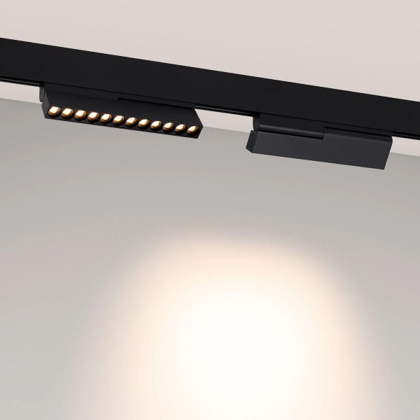 Трековый светодиодный светильник Arlight Mag-Orient-Dots-Fold-S230-12W Day4000-Mix 047139 Трековый светодиодный светильник Arlight Mag-Orient-Dots-Fold-S230-12W Day4000-Mix 047139