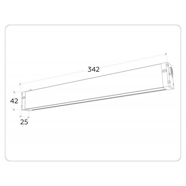 Трековый светодиодный светильник Ambrella Light Track System Magnetic 220V GL1272