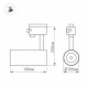 Трековый светодиодный светильник Arlight LGD-Zeus-4TR-R100-30W Day 024633
