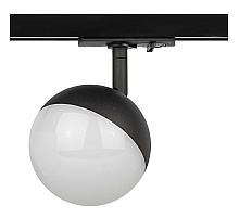 Трековый светильник однофазный ЭРА Round TR42-GX53 BK Б0054178