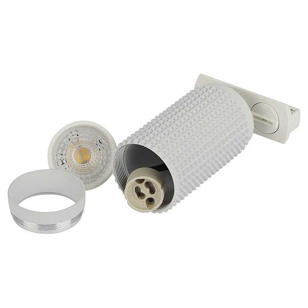Трековый светильник однофазный ЭРА TR40-GU10 WH Б0054198