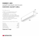 Трековый светодиодный светильник Denkirs DK8001-WH