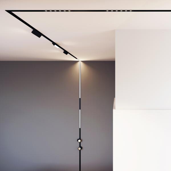 Трековый светодиодный светильник Arlight Mag-Dots-Fold-25-S400-12W Day4000 034220 Трековый светодиодный светильник Arlight Mag-Dots-Fold-25-S400-12W Day4000 034220