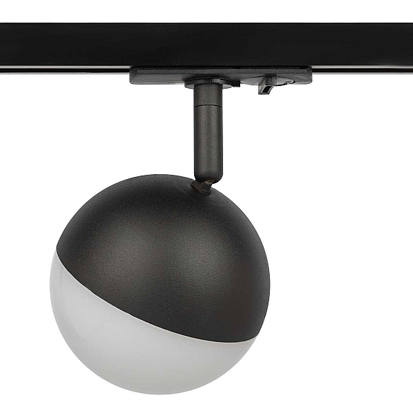 Трековый светильник однофазный ЭРА Round TR42-GX53 BK Б0054178