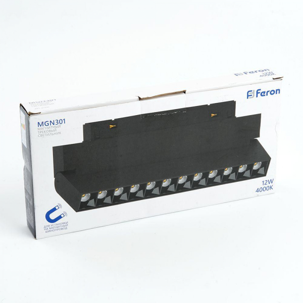 Трековый светодиодный светильник Feron LensFold MGN301 51015 Трековый светодиодный светильник Feron LensFold MGN301 51015
